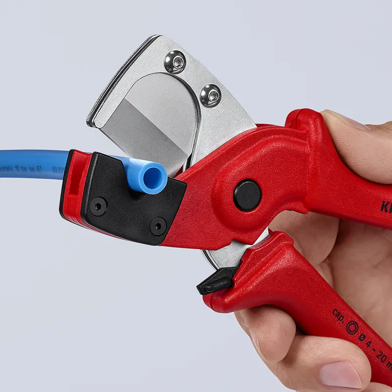 Obcinak Do Rur Wielowarstwowych I Węży Pneumatycznych 185mm KNIPEX