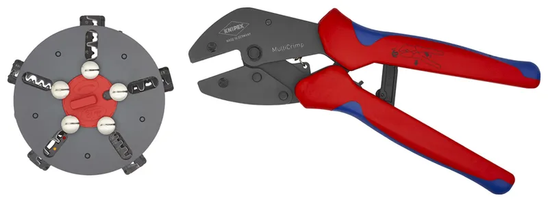 Szczypce Do Zagniatania Z Magazynkiem I 5 Matryc.multicrimp KNIPEX