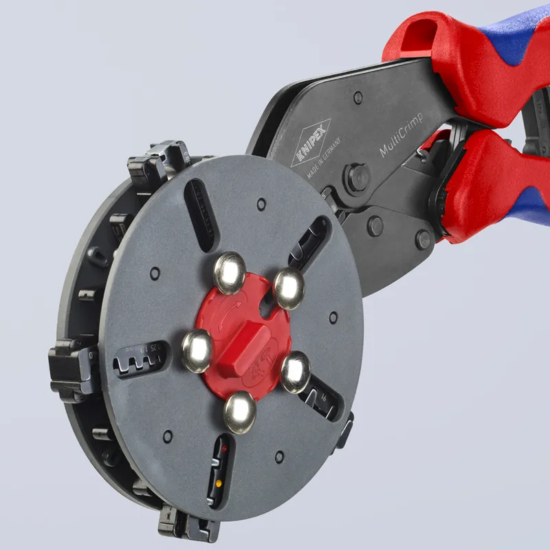 Szczypce Do Zagniatania Z Magazynkiem I 5 Matryc.multicrimp KNIPEX