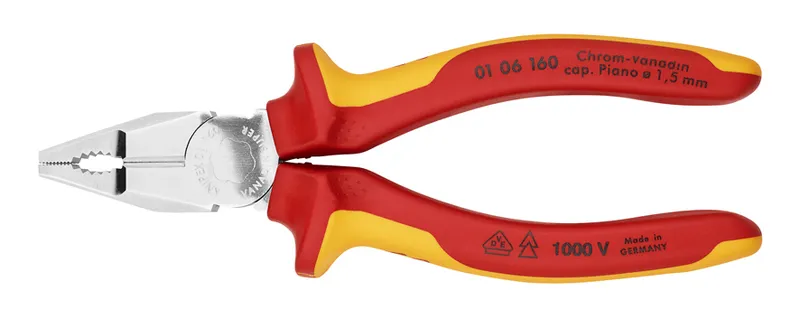 Szczypce Uniwersalne VDE 1000V 160mm KNIPEX