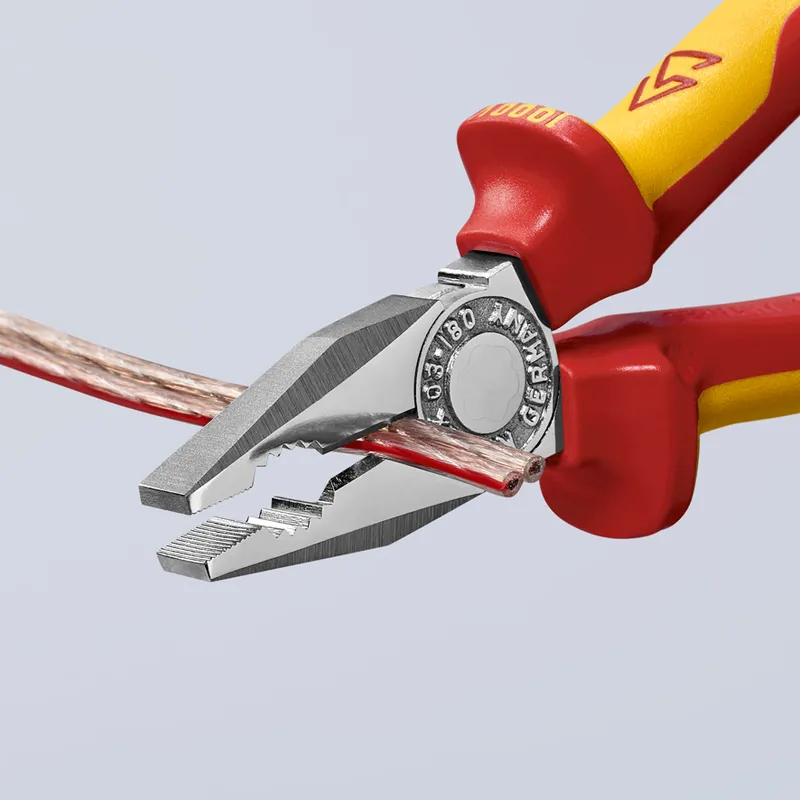 Szczypce Uniwersalne Izolowane VDE 180mm KNIPEX