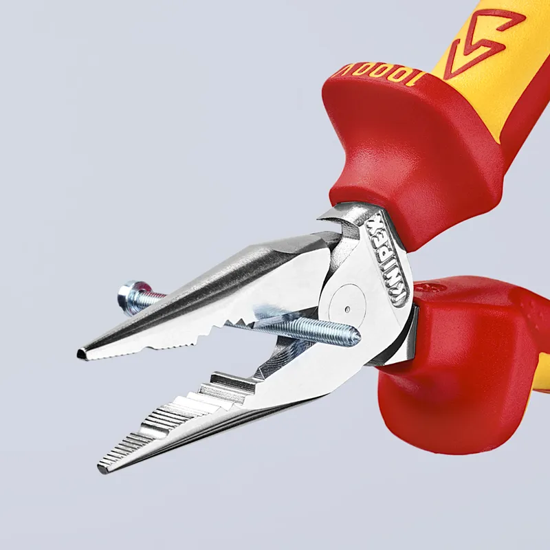Szczypce Uniwersalne Z Ostro Zakończonymi Szczękami PCV145MM KNIPEX