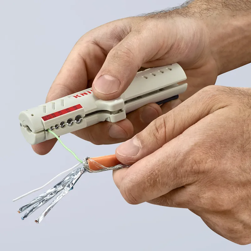 Narzędzie Do Ściągania Izolacji Z Kabli Teleinformatycznych KNIPEX