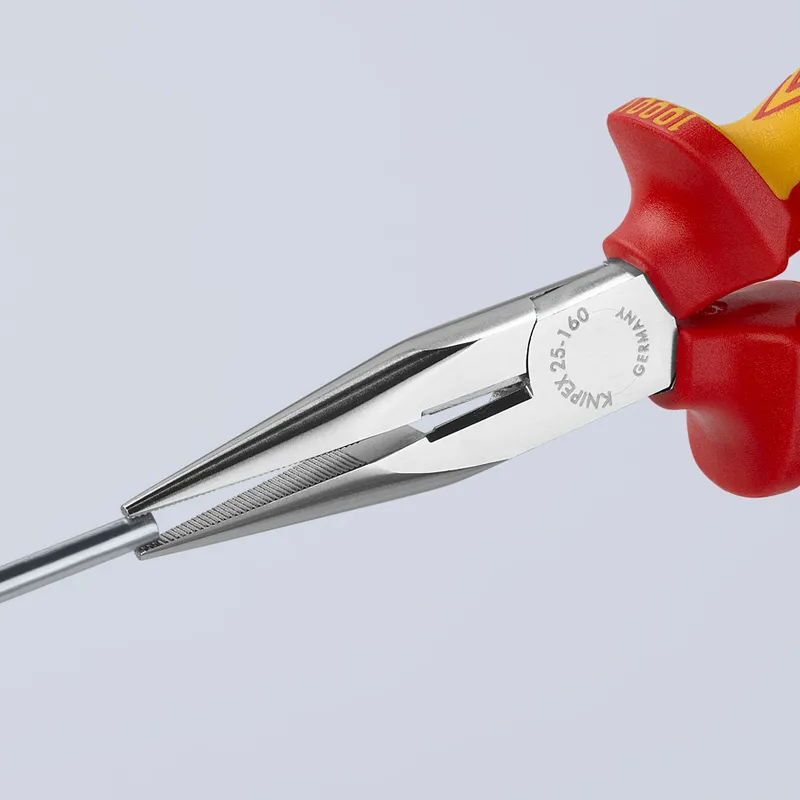 Szczypce Tnące Półokrągłe Proste Izolowane 160mm KNIPEX