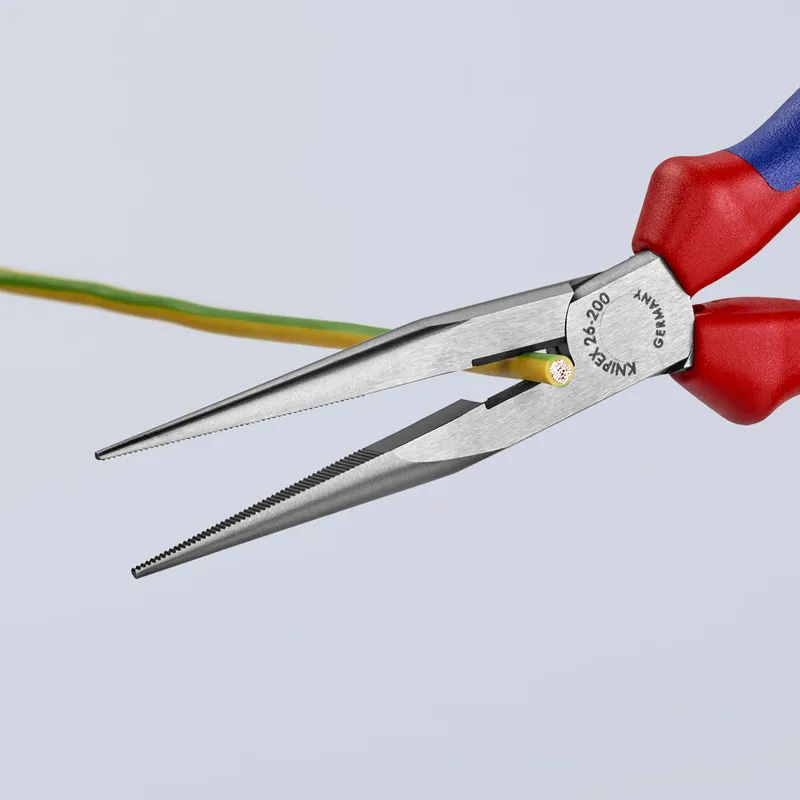 Szczypce Fosforanowane Czarne, Główka Polerowana 200mm KNIPEX