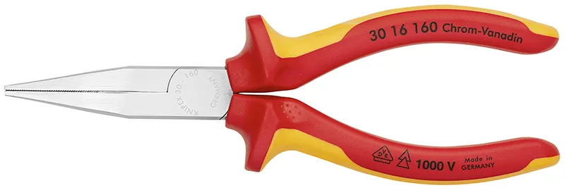 Szczypce Izolowane Płaskie Wydłużone 160mm KNIPEX