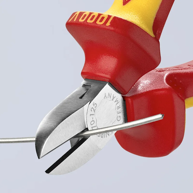 Szczypce Tnące Boczne Izolowane 125mm KNIPEX