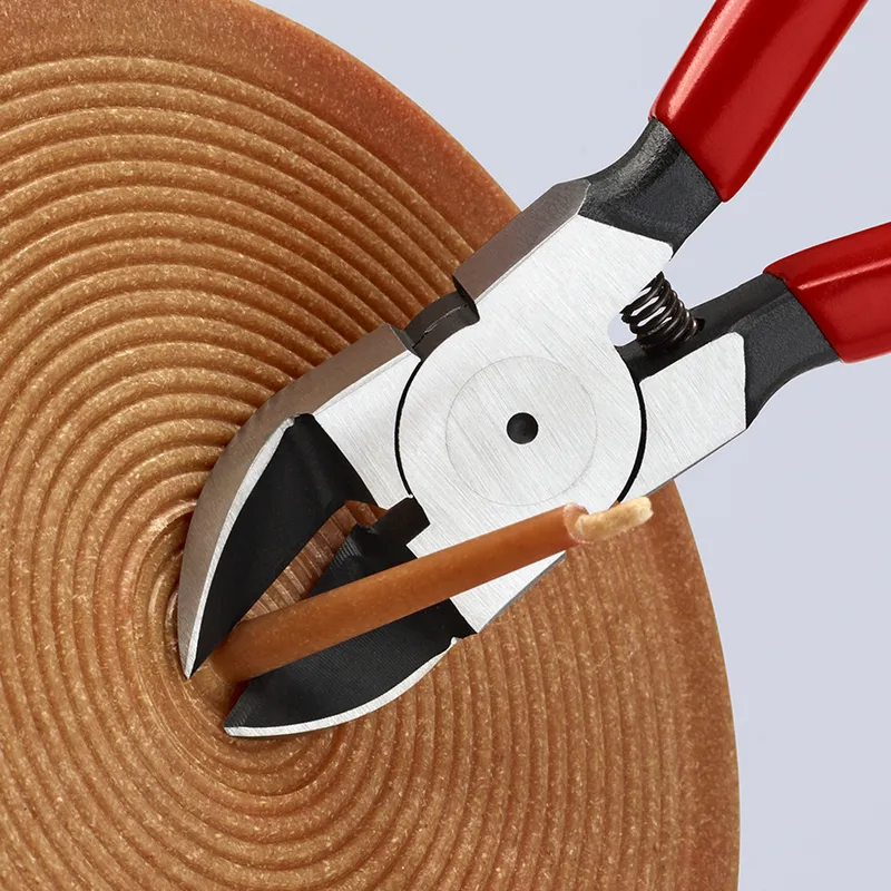 Szczypce Tnące Boczne Do Tworzywa Sztucznego 45 ° 160mm KNIPEX