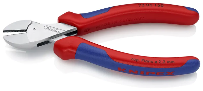 Szczypce Tnące Boczne X-Cut 160MM,WYSOKIE Przełożenie Dźwign KNIPEX