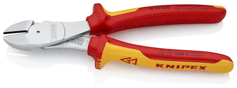 Szczypce Tnące Boczne O Zwiększonym Przełożeniu 200mm KNIPEX