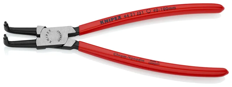 Szczypce Do Pierścieni Segera Wewnętrzne 215mm 40-100MM KNIPEX