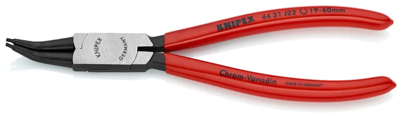 Szczypce Do Pierścieni Segera Wygięte 45° Wewnętrzne 180mm KNIPEX