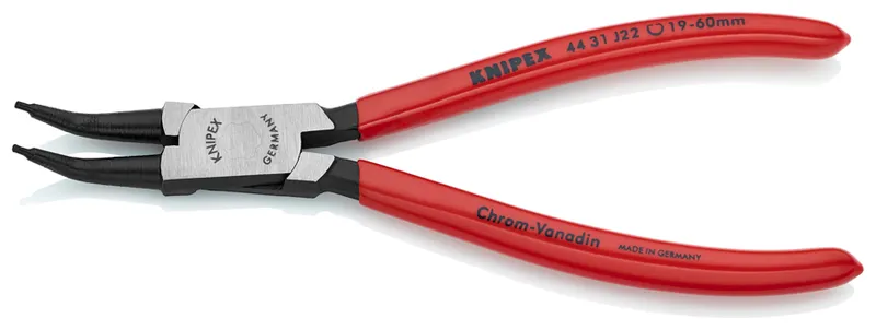 Szczypce Do Pierścieni Segera Wygięte 45° Wewnętrzne 180mm KNIPEX