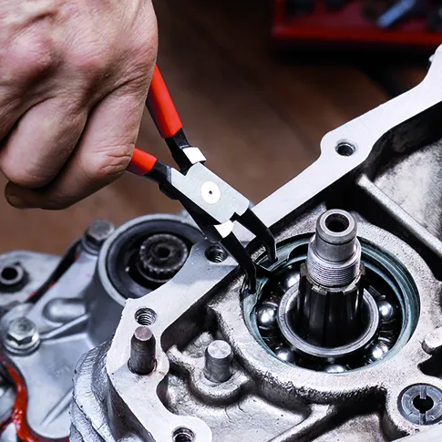 Szczypce Do Pierścieni Segera Wygięte 45° Wewnętrzne 180mm KNIPEX