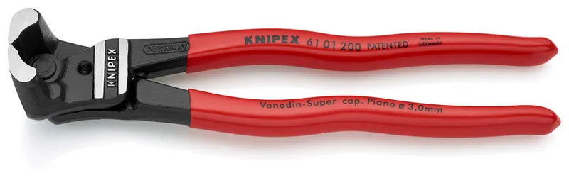 Szczypce Tnące Czołowe Z Wysokim Przełożeniem Dźwigni 200mm KNIPEX