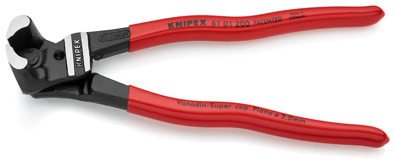 Szczypce Tnące Czołowe Z Wysokim Przełożeniem Dźwigni 200mm KNIPEX