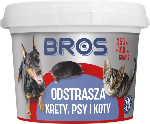 Odstrasza Krety, Psy I Koty BROS