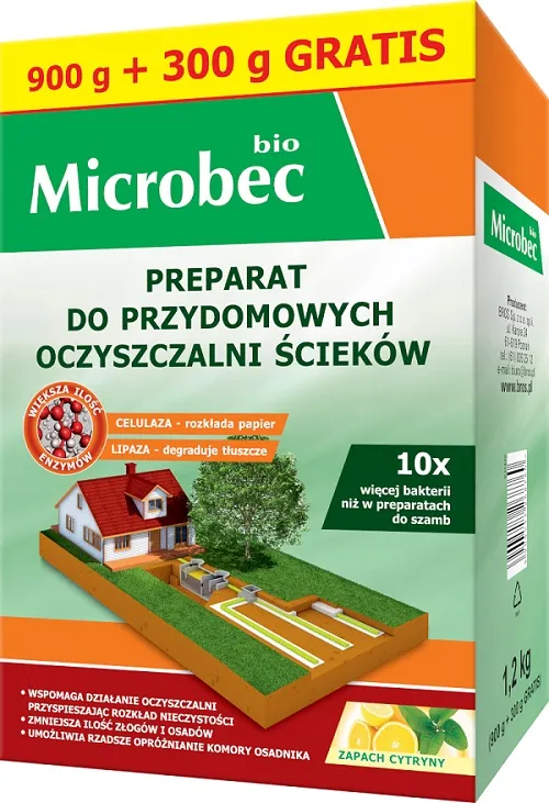 Aktywator Do Oczyszczalni - Microbec Bio 1200g BROS