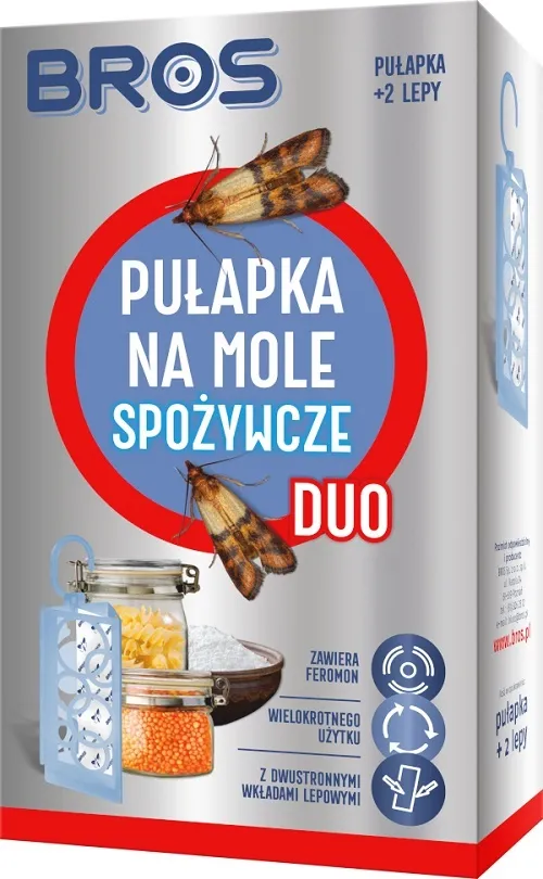 Pułapka Na Mole Spożywcze Duo + 2 Wkłady BROS
