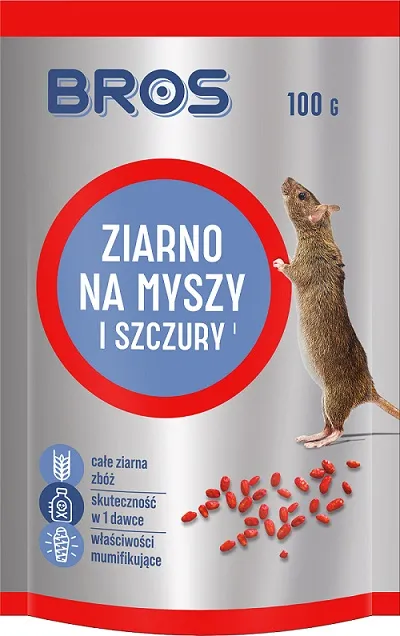 Ziarno Na Myszy I Szczury 100g BROS