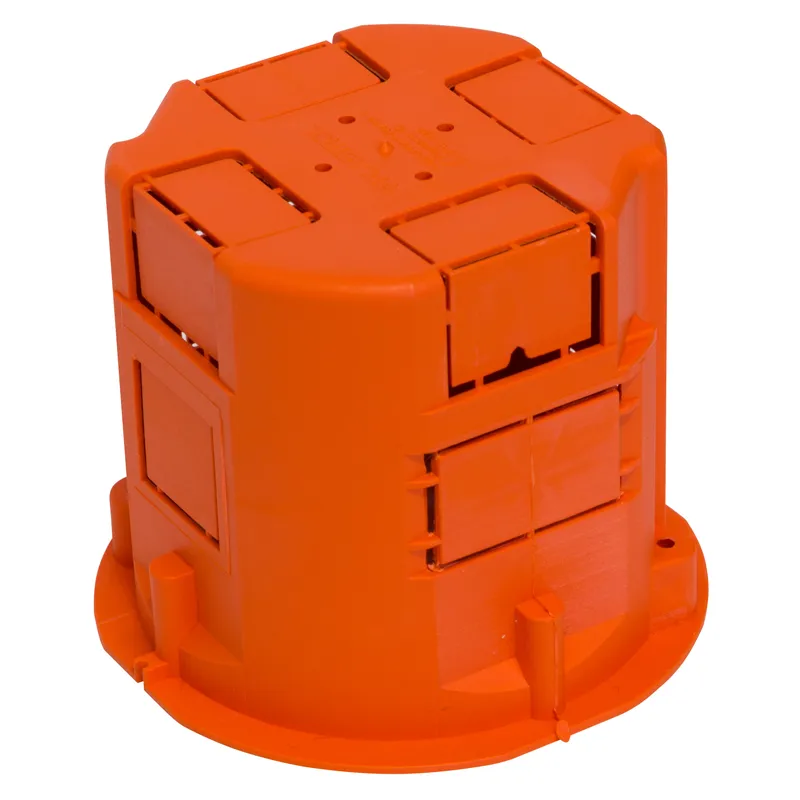 Puszka Instalacyjna 60x60 Głęboka VOLTEO - Pomarańczowa
