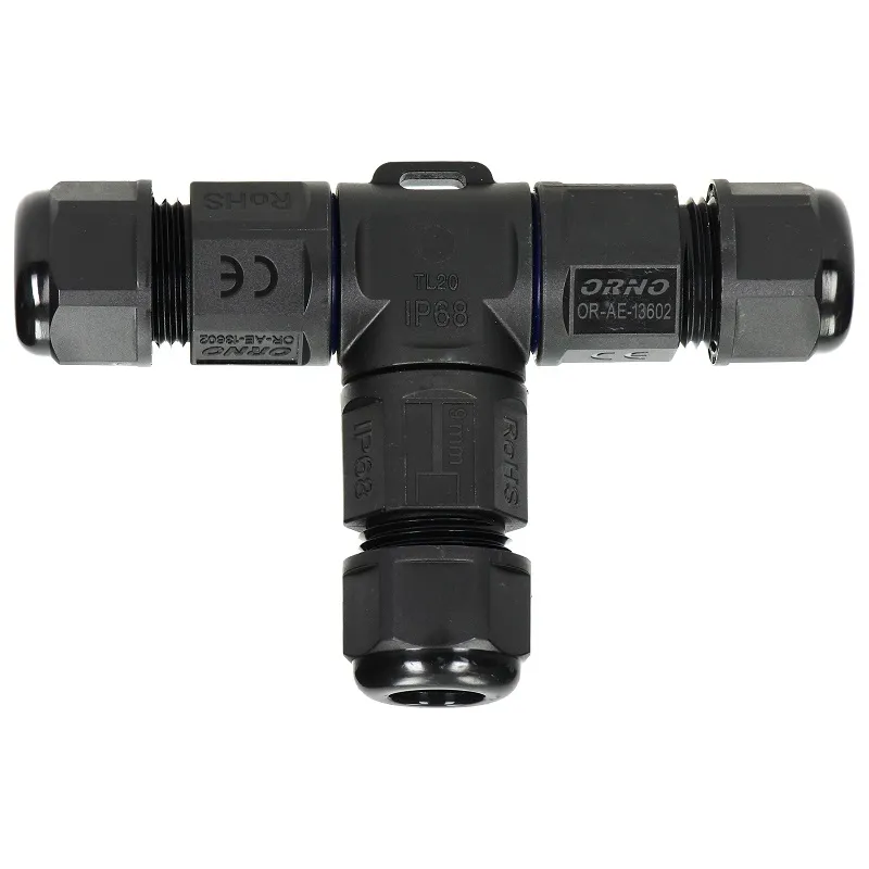 Konektor Kablowy Trójnik T IP68, MAX. 3X4MM2, 450V/25A ORNO