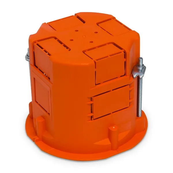 Puszka Instalacyjna 60x60 Głęboka G/K VOLTEO - Pomarańczowa