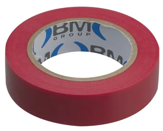 Taśma Elektroizolacyjna 25M*19MM BM GROUP - Czerwona