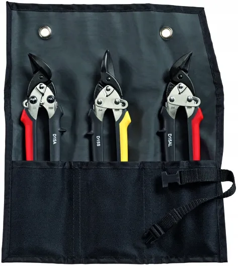 Zestaw Nożyc Do Blachy, 3 szt. Etui BESSEY