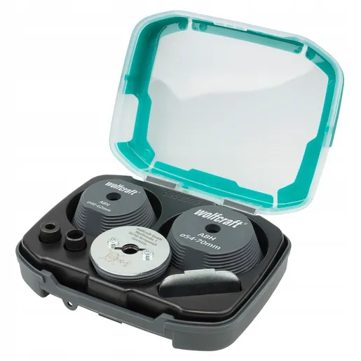 Zestaw Adapterów Do Powiększania Otworów 3 szt. WOLFCRAFT