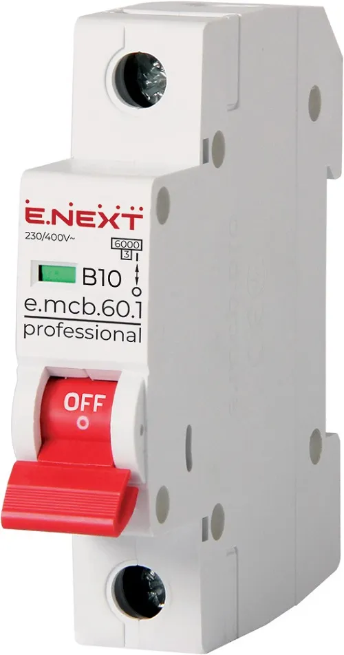 Wyłącznik Nadprądowy MCB.PRO60 1P B10A 6KA ENEXT