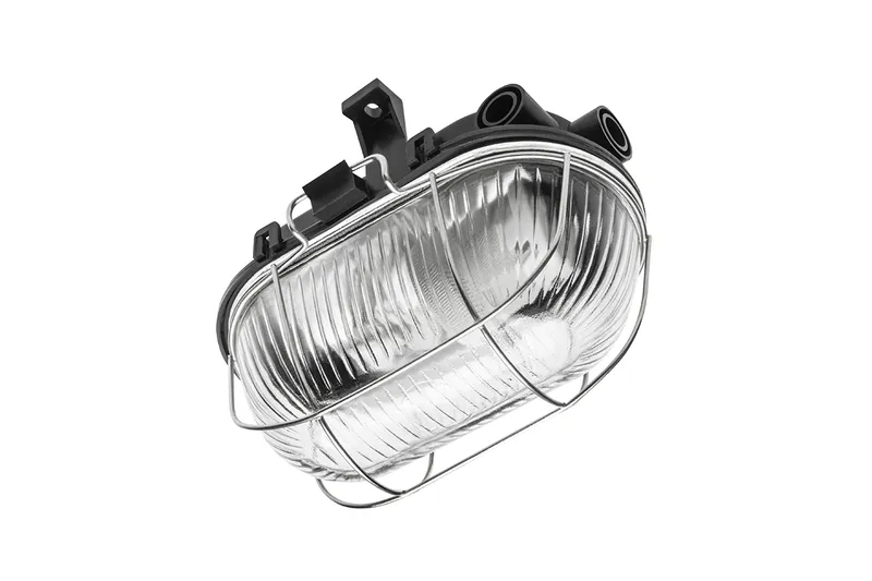 Oprawa Kanałowa Sanguesa Kam E27 IP54 40W Kratka GTV - Czarna