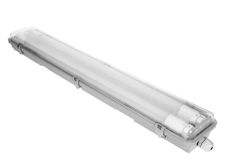 Oprawa IP65 60cm + 2 Świetlówki T8 LED 9W 1800LM, 4000K VIRONE