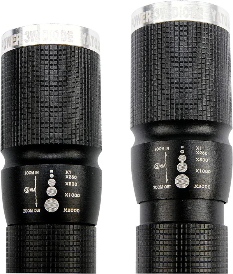Metalowa Latarka Z Diodą Cree 100*25MM YATO
