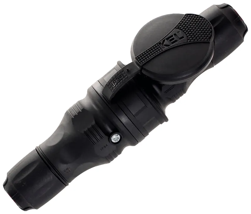 Zestaw Wtyczka + Gniazdo Extrem IP54 KEL - Czarny