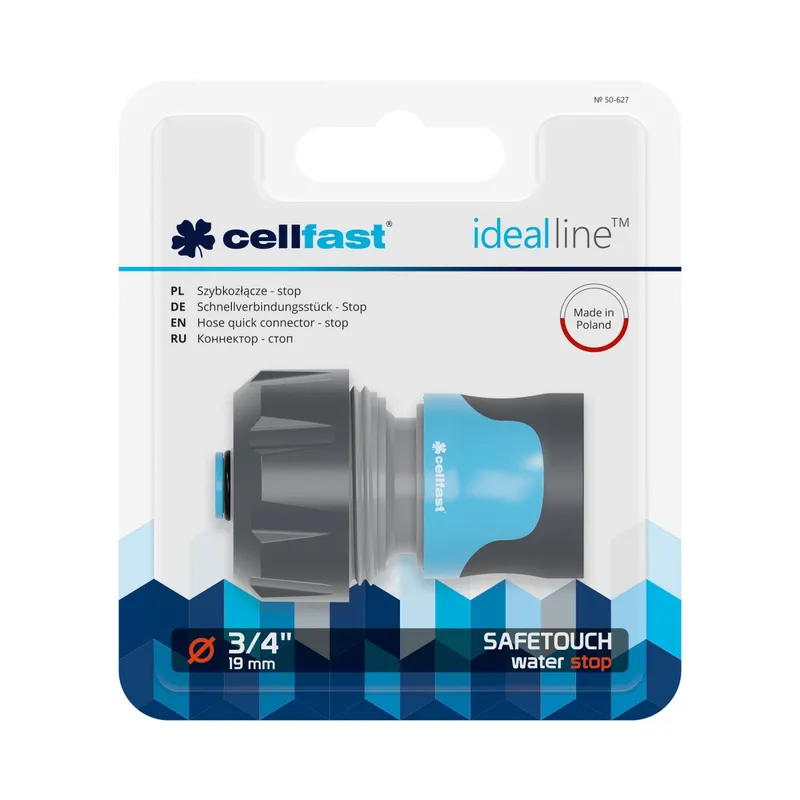 Szybkozłącze Stop 3/4'' Safetouch CELL-FAST