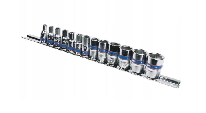 Komplet Nasadek 1/4''6-KĄTNE 13 Sztuk 4-14MM Krótkie KING TONY