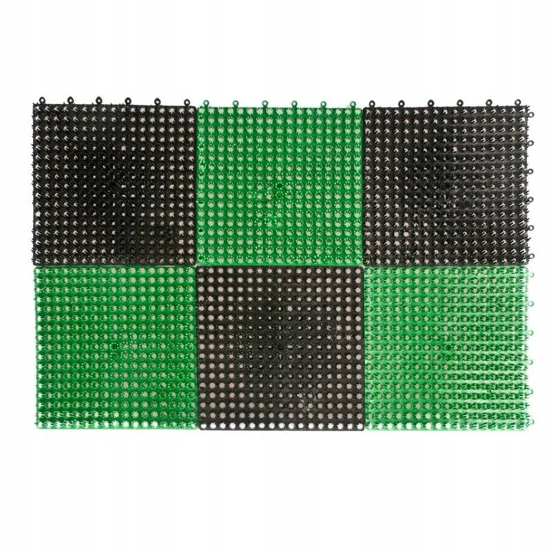 Wycieraczka Trawka Plastikowa 6-CZĘŚCIOWA 36*55CM Black/Gree
