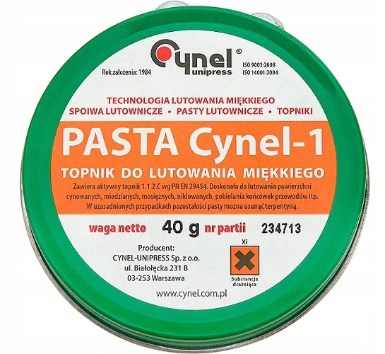 Pasta CYNEL-1 40GR