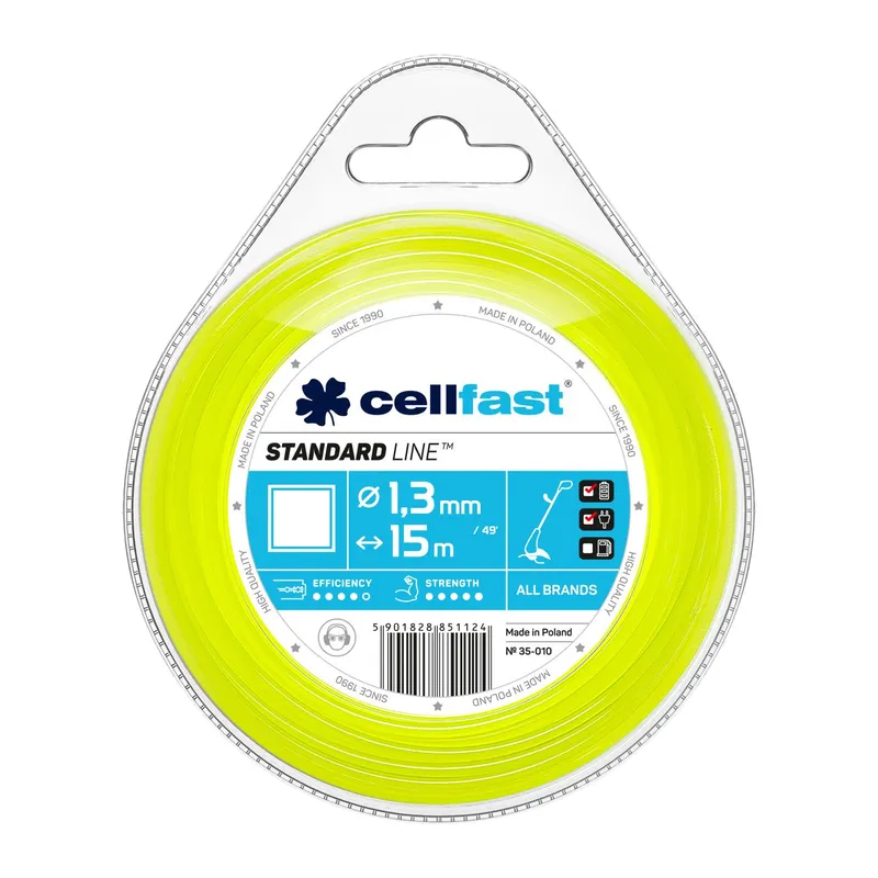 Żyłka Do Wykaszarki Kwadrat 2.7mm 15m CELL-FAST