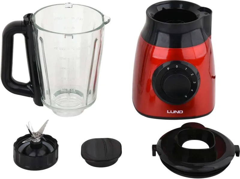 Blender Kielichowy 600W LUND - Czerwony