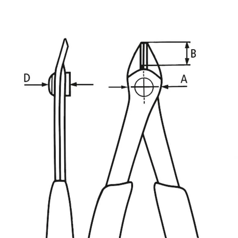 Szczypce Do Cięcia 140mm Electronic Super Knips XL KNIPEX