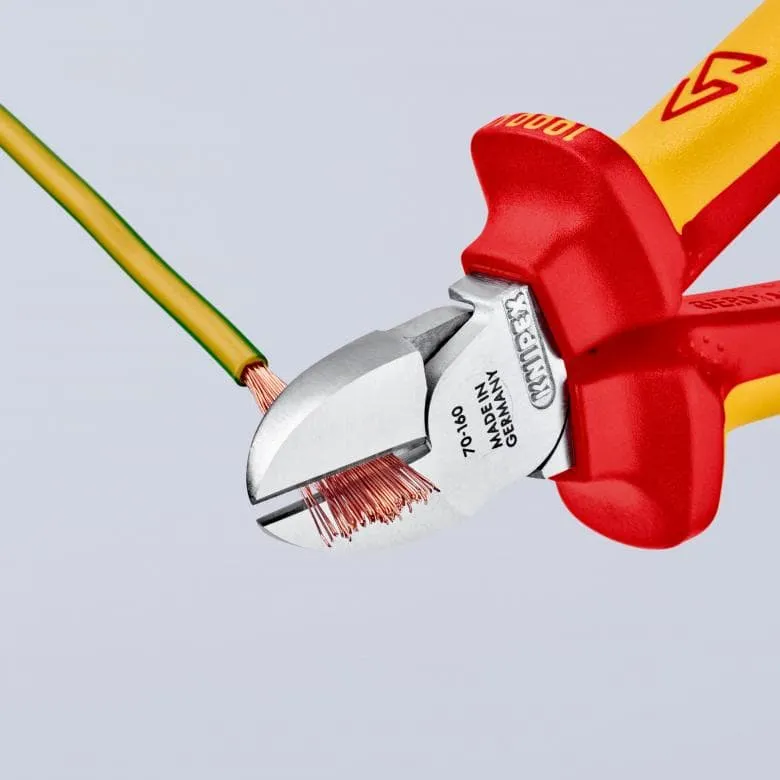 Szczypce Tnące Boczne Izolowane 160mm KNIPEX
