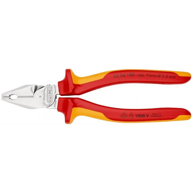 Szczypce Uniwersalne 180mm O Zwiększonym Przełożeniu KNIPEX