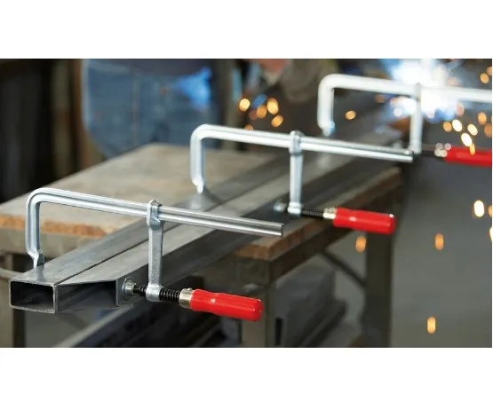 Ścisk Śrubowy Ślusarski Stalowy Gs 160/80MM BESSEY