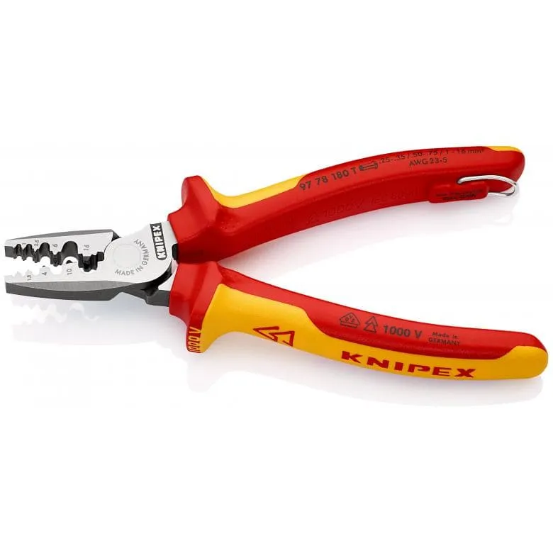Szczypce Do Zagniatania Tulejek Kablowych 180mm KNIPEX