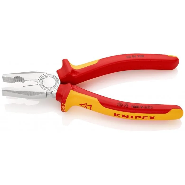 Szczypce Uniwersalne Izolowane VDE 200mm KNIPEX