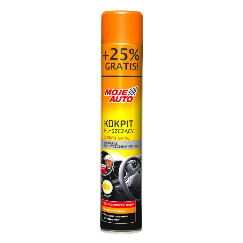 Kokpit Błyszczący 600ml Cytryna MOJE AUTO