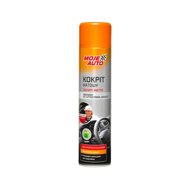 Kokpit Matowy Jabłkowy 600ml MOJE AUTO