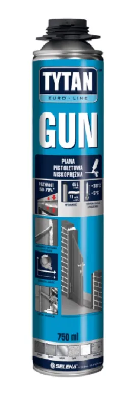 Pianka Pistoletowa Euroline 750ml 02 Niskoprężna Wielosezon TYTAN